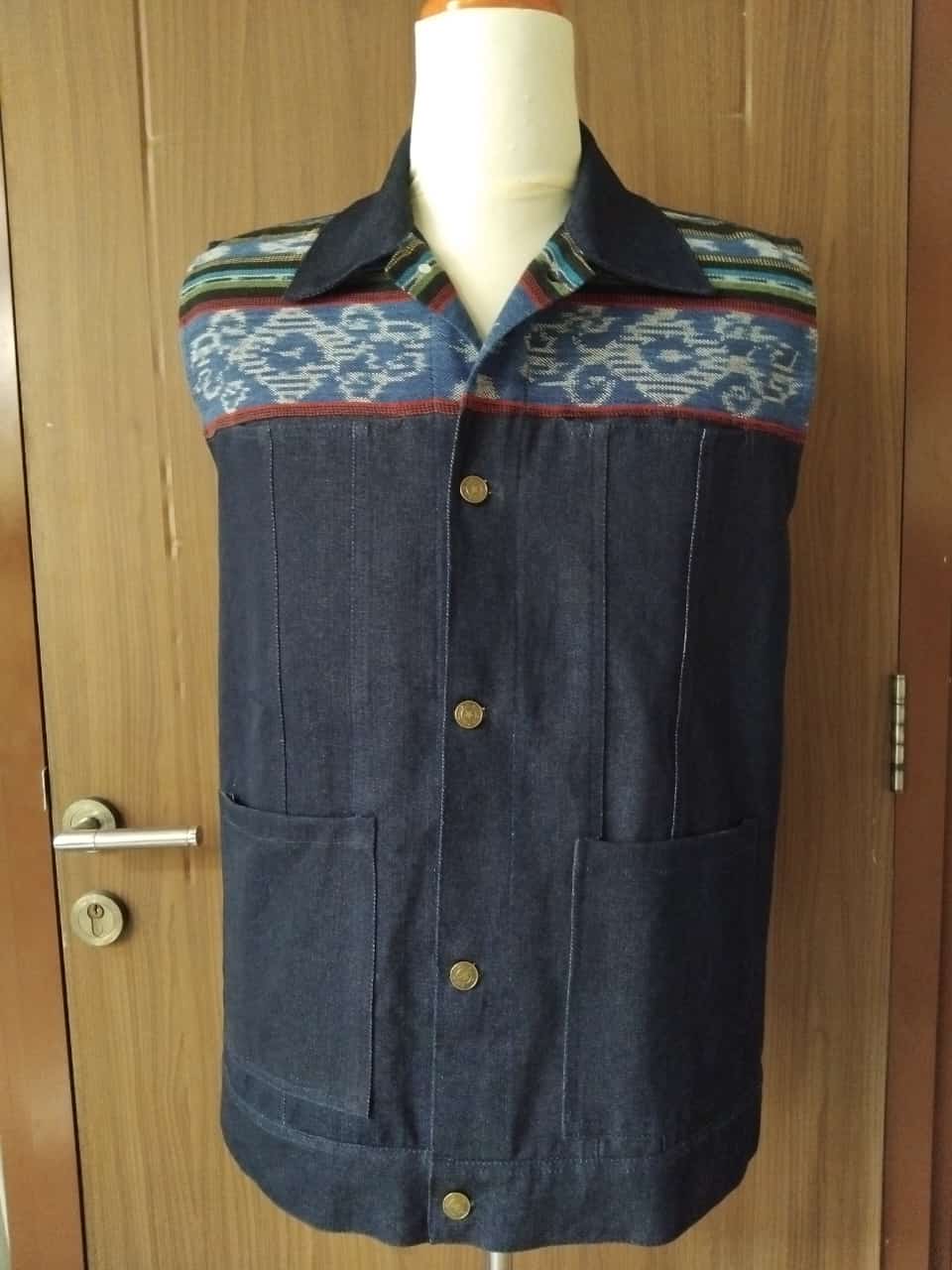 Vest Denim Ethnic